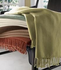 Cortland Cashmere Throw - Ivory