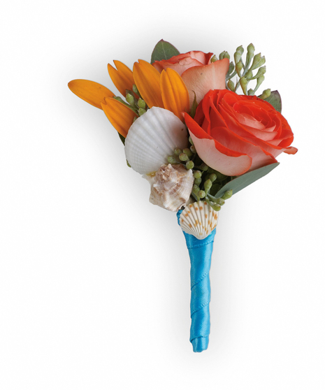 Sunset Magic Boutonniere