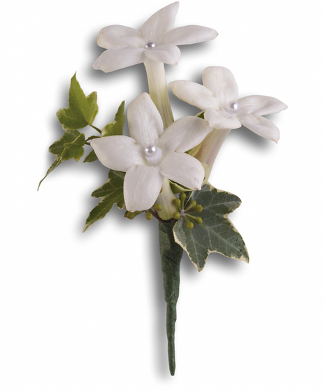 White Gloves Boutonniere