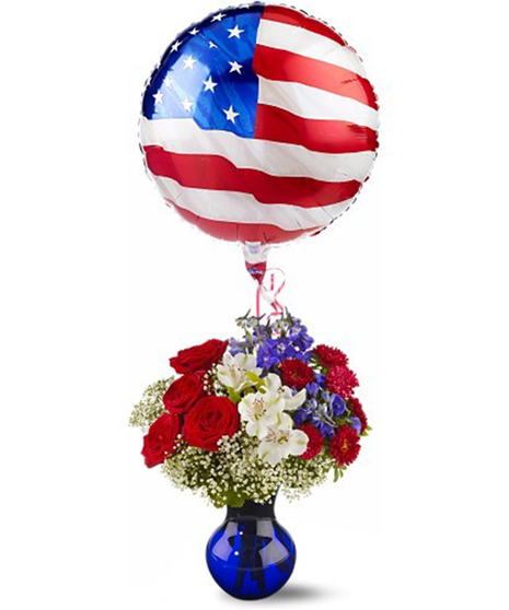 Red White and Balloon